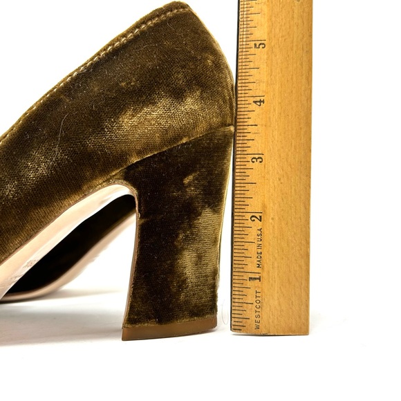 MIU MIU crushed velvet heels with bow, made in Italy, size 39.5 - Picture 10 of 12